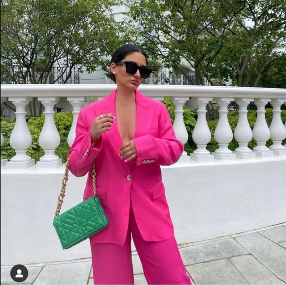 ZARA | NWT GREEN QUILTED SHOULDER BAG BLOGGERS Favorite - Picture 5 of 16